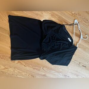 Jessica Simpson black size L one shoulder dress